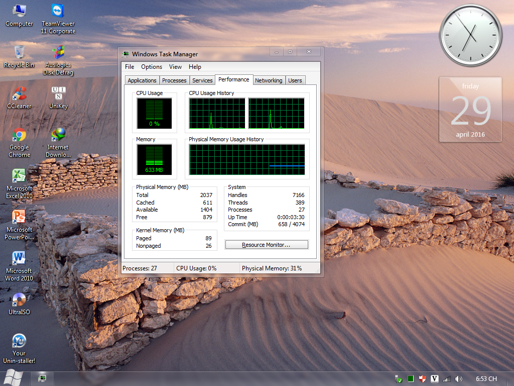 Ghost Windows 7 SP1 64 bit Version 2 (Full Soft + No Driver) Ghost Windows 7 SP1 64 bit Version 2 (Full Soft + No Driver)