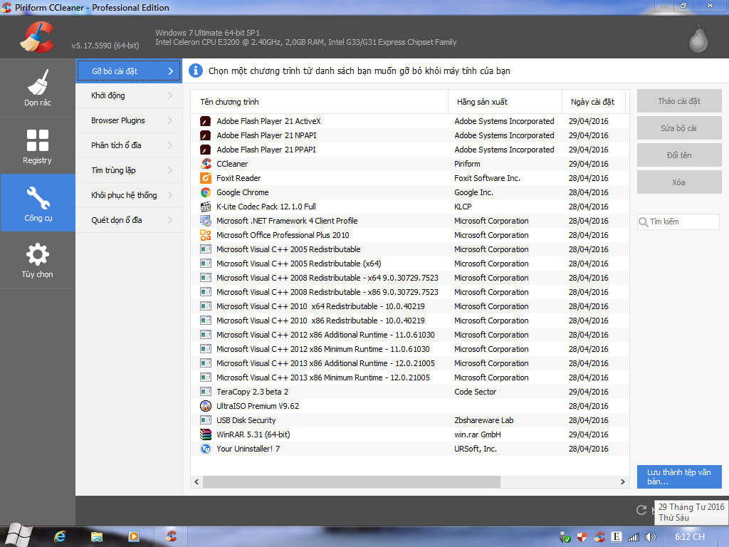 Ghost Windows 7 SP1 64 bit Version 2 (Full Soft + No Driver) Ghost Windows 7 SP1 64 bit Version 2 (Full Soft + No Driver)