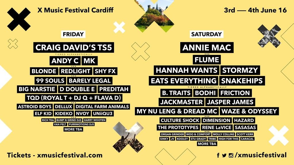 X Music Festival Lineup