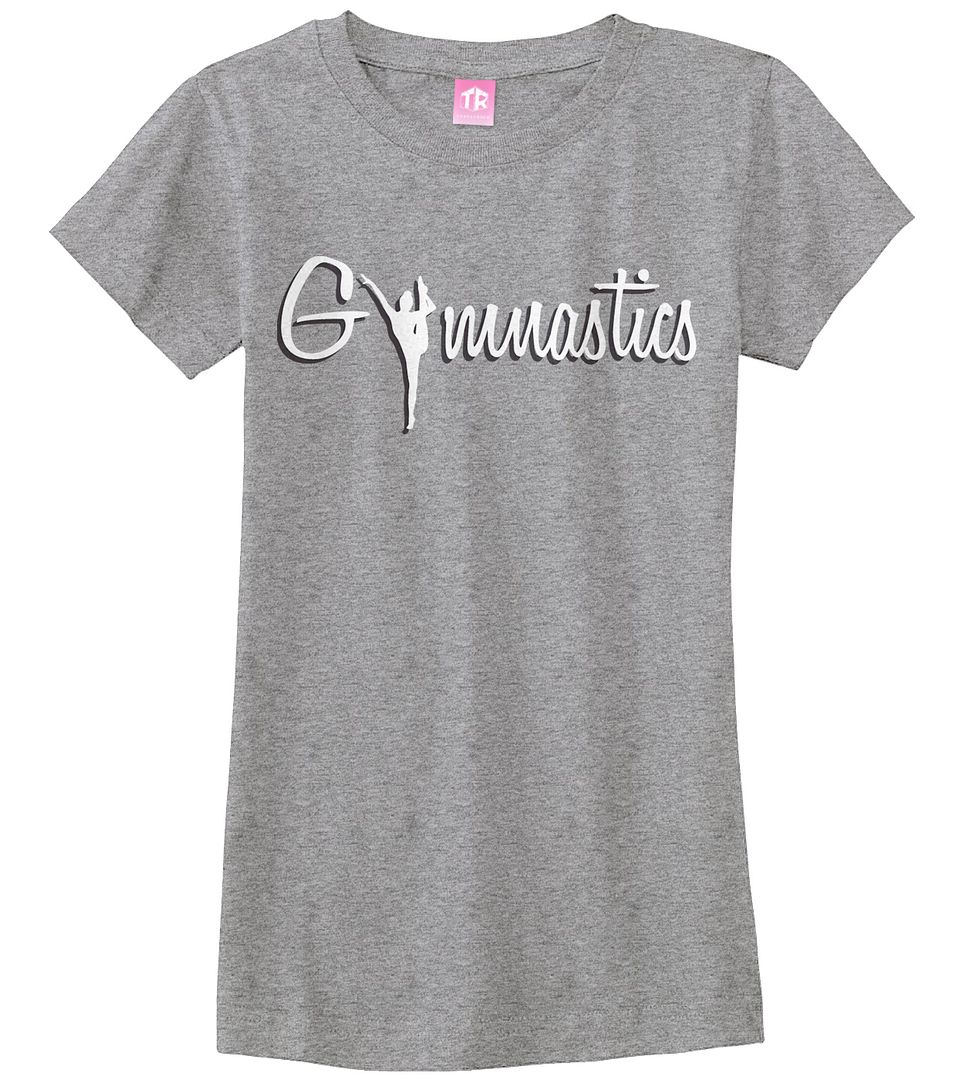 Gymnastics Girls Fitted T-Shirt Gymnast Tumbling Pride Sports Team Gift - Picture 9 of 10