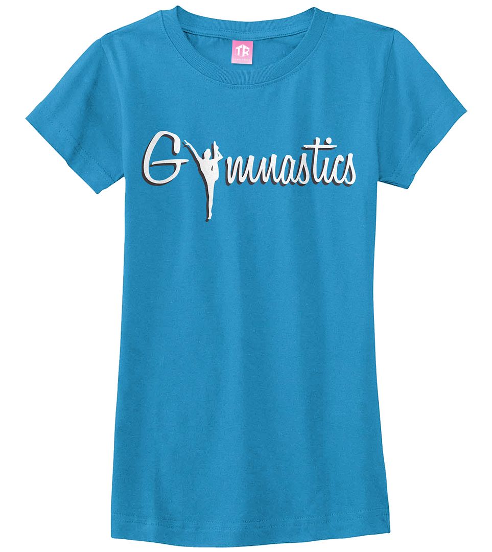 Gymnastics Girls Fitted T-Shirt Gymnast Tumbling Pride Sports Team Gift - Picture 10 of 10