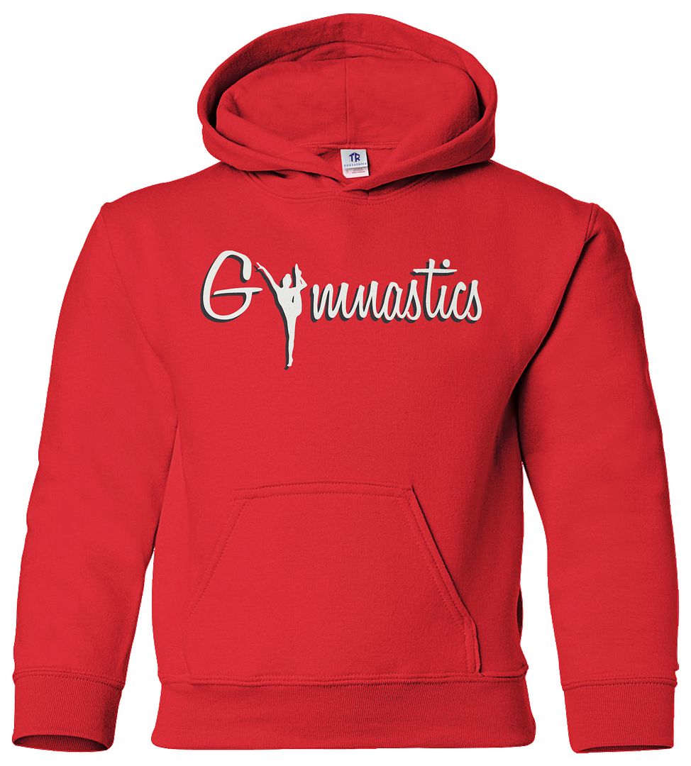 Gymnastics Youth Hoodie Sweatshirt Gymnast Tumbling Pride Sports Team Gift - Picture 8 of 10
