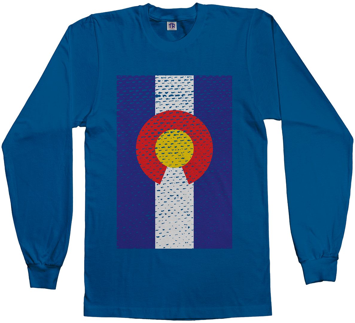 Threadrock Men's Colorado Flag Long Sleeve T-shirt state denver - Picture 7 of 8