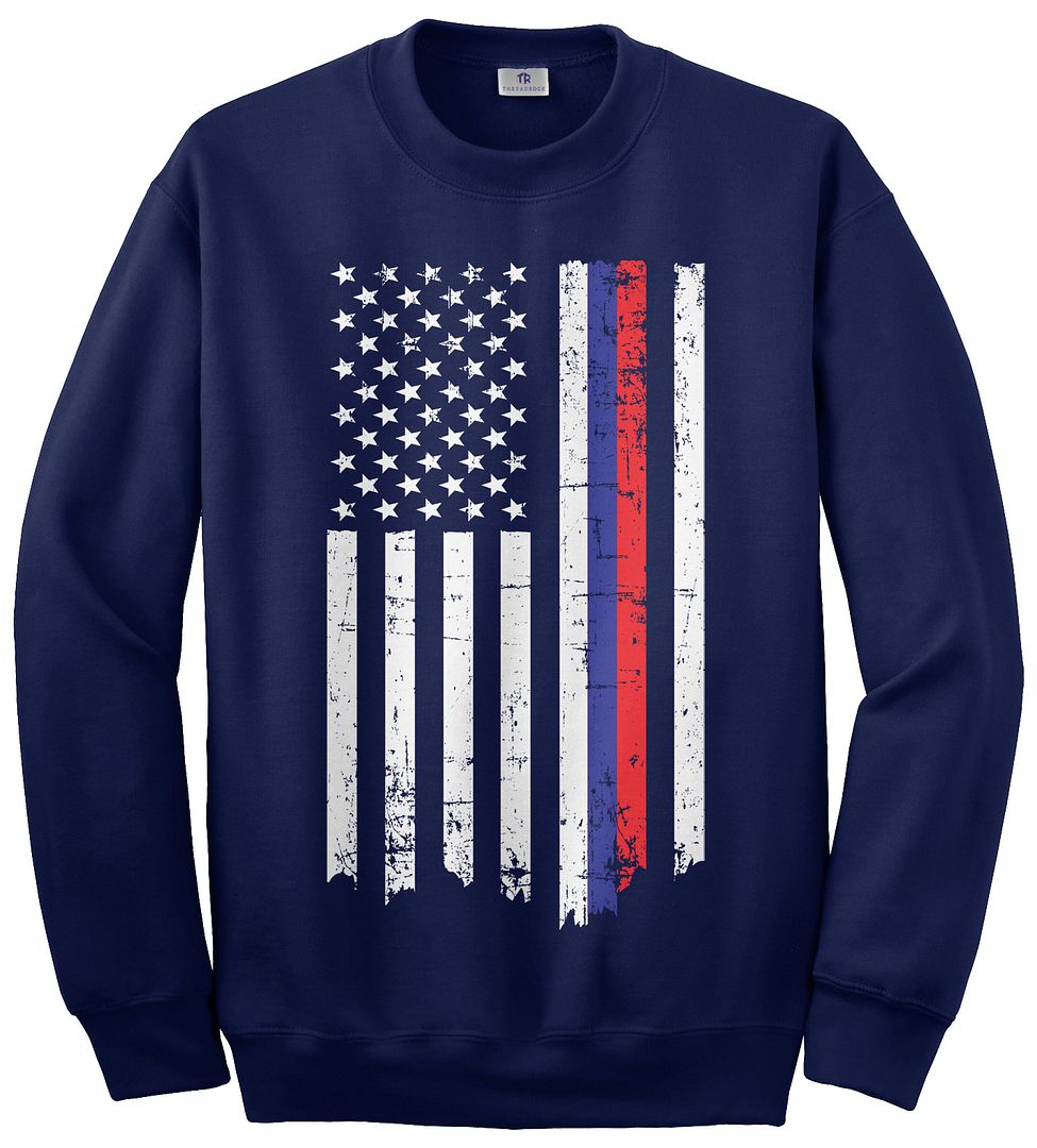Sudadera Unisex Bandera Rusa Americana Medio Orgullo Ruso de EE. UU. - Imagen 4 de 5