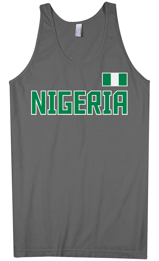 Nigeria National Pride Men's Tank Top Nigerian African Flag - Picture 3 of 7