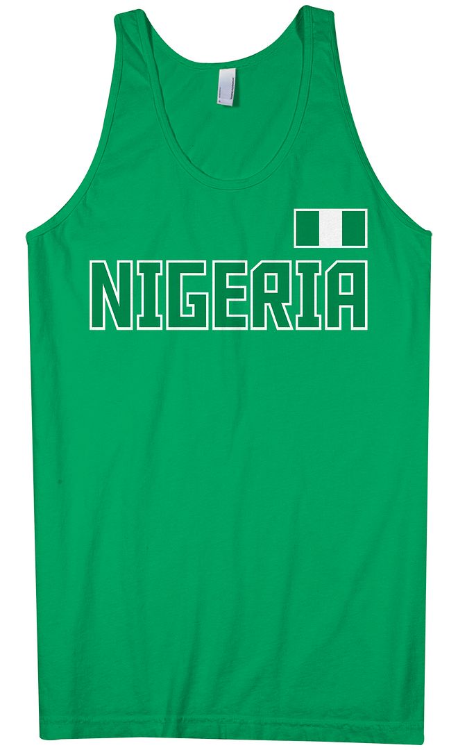 Nigeria National Pride Men's Tank Top Nigerian African Flag - Picture 4 of 7
