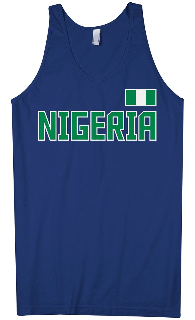 Nigeria National Pride Men's Tank Top Nigerian African Flag - Picture 5 of 7