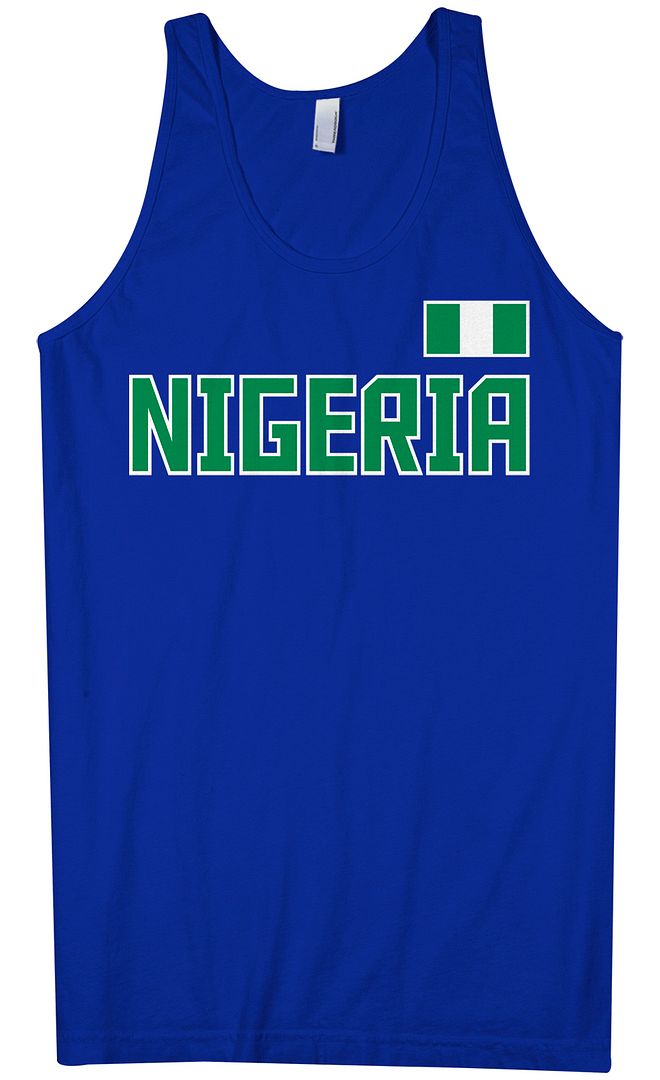 Nigeria National Pride Men's Tank Top Nigerian African Flag - Picture 7 of 7