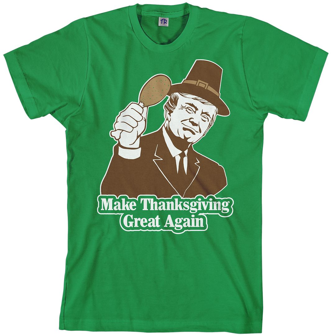 Make Thanksgiving Great Again Men's T-Shirt Donald Trump