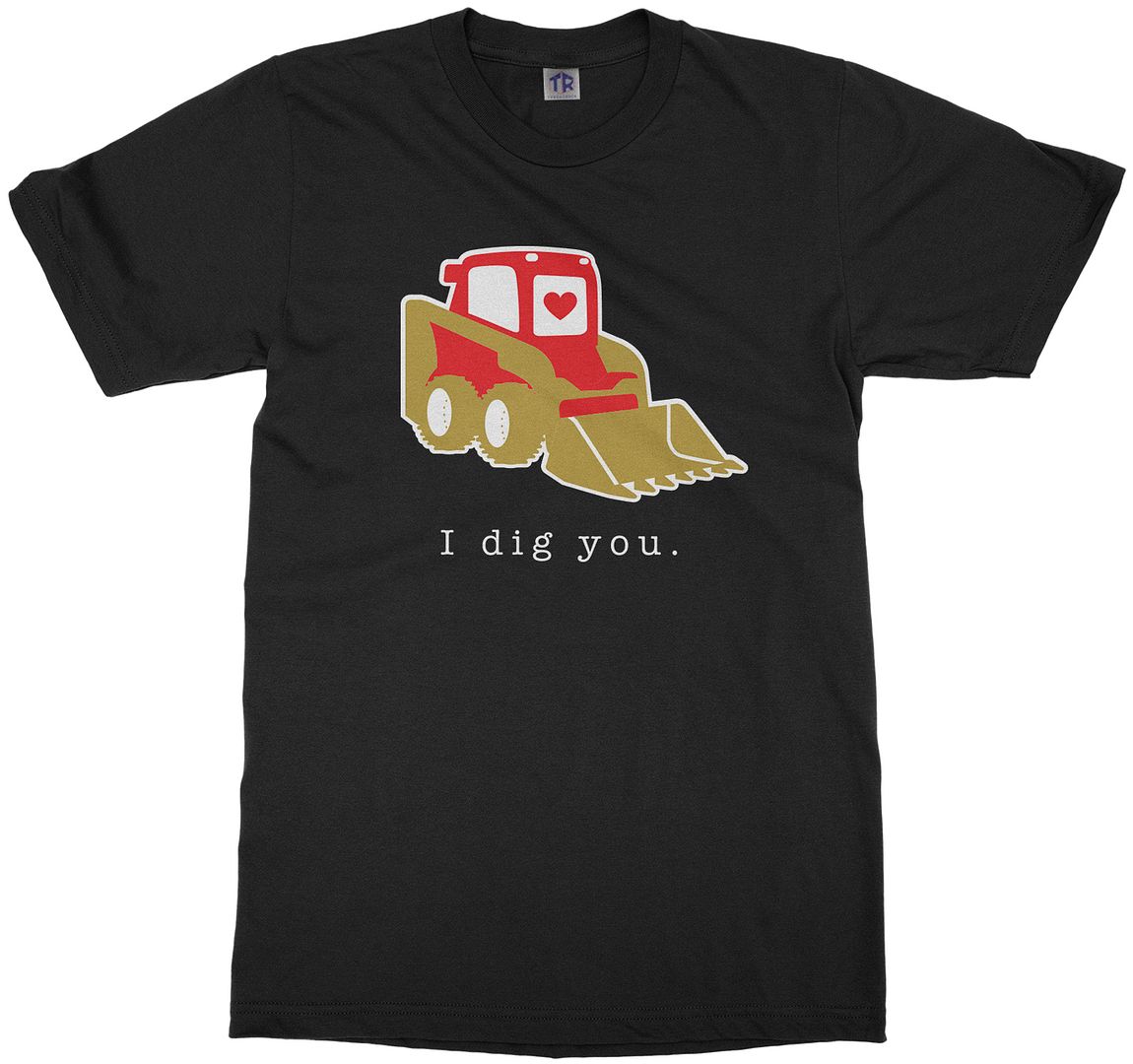 I Dig You Youth T-Shirt acheter Cute Valentines Day Gift Love Trucks