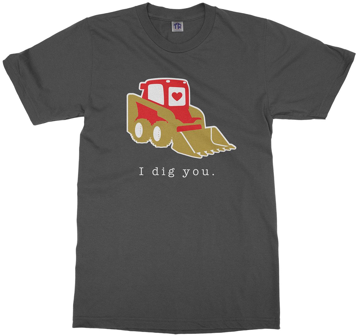 Outlet I Dig You Youth T-Shirt Cute Valentines Day Gift Love Trucks