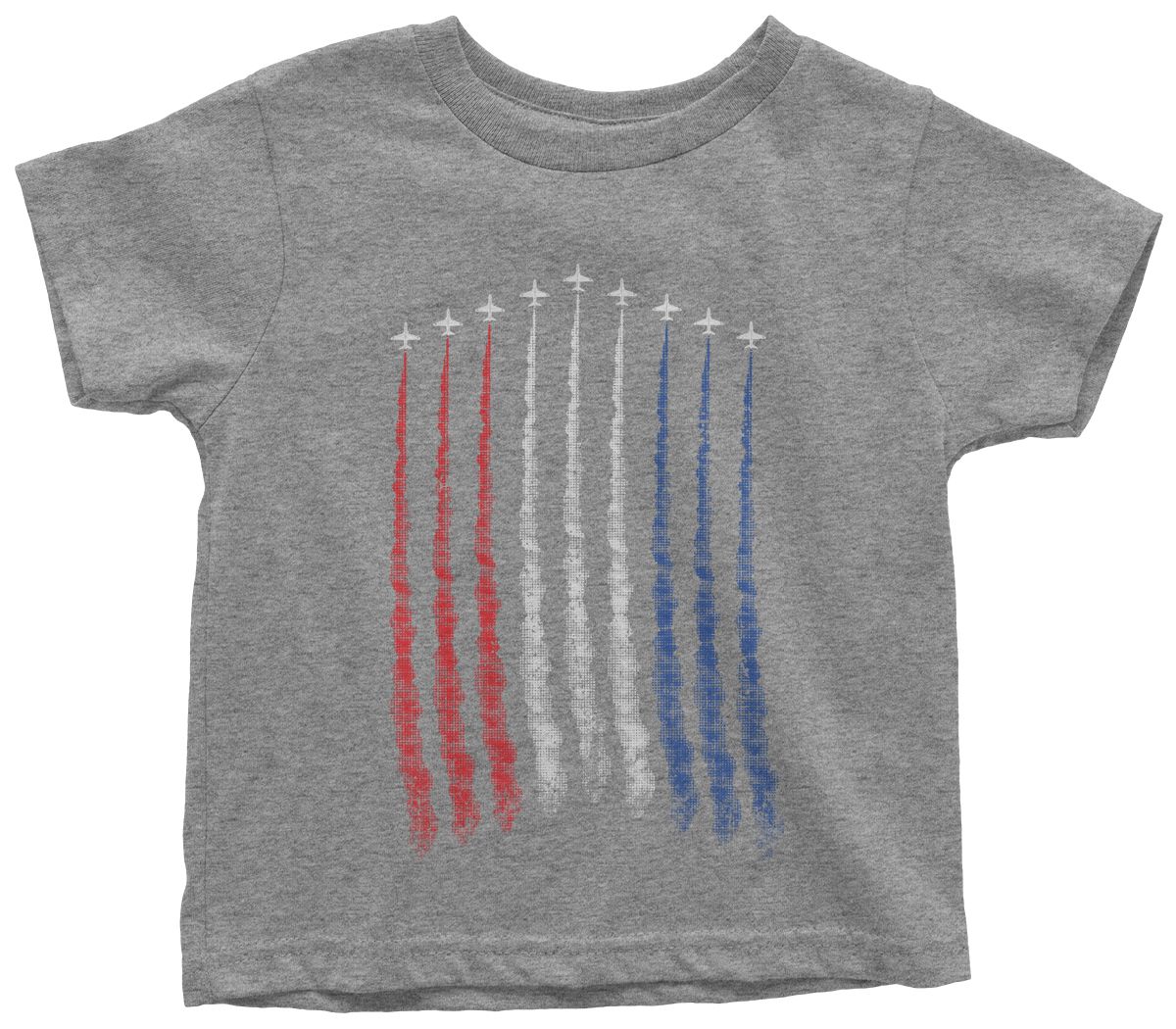 Camiseta roja blanca azul de la Fuerza Aérea para niño pequeño sobrevuelo familia militar de EE. UU. - Imagen 8 de 8