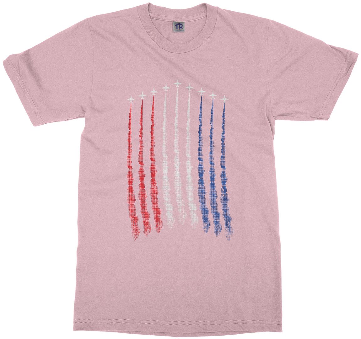 Red White Blue Air Force Flyover Youth T-Shirt US Military Family - Picture 9 of 12
