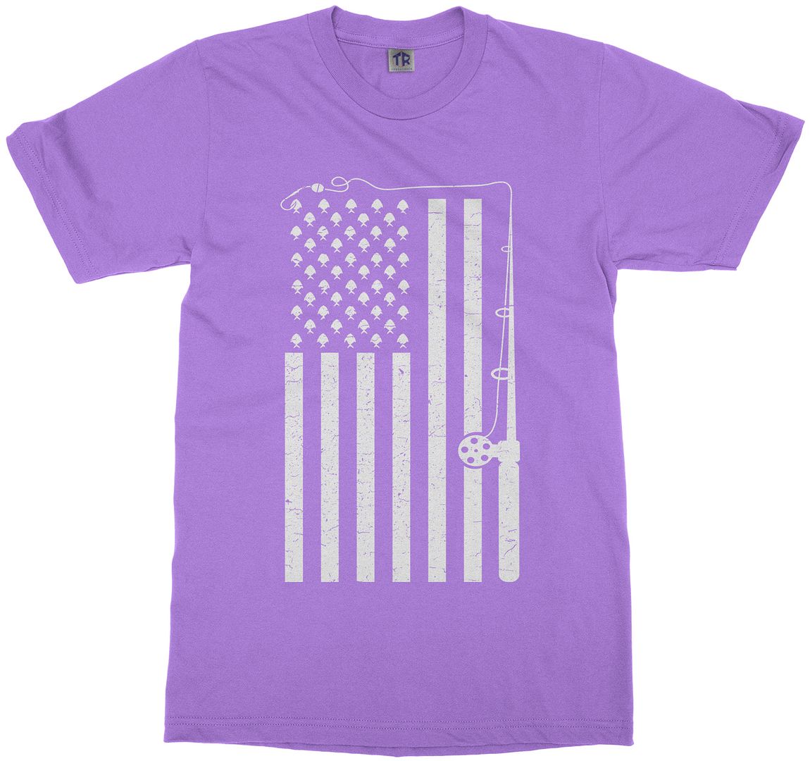 Fishing American Flag Youth T-Shirt USA Fish Fisherman - Picture 6 of 14