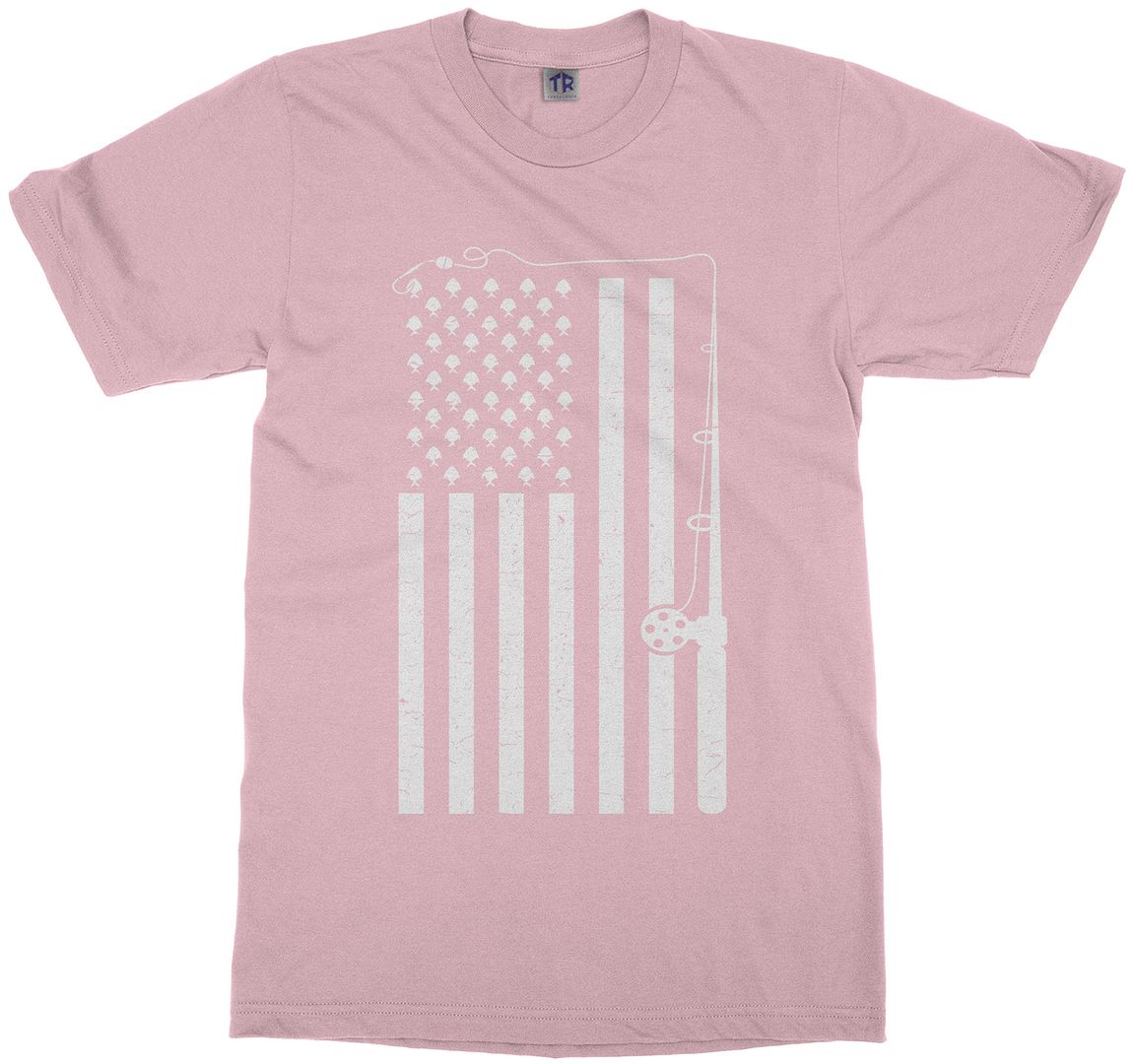 Fishing American Flag Youth T-Shirt USA Fish Fisherman - Picture 9 of 14