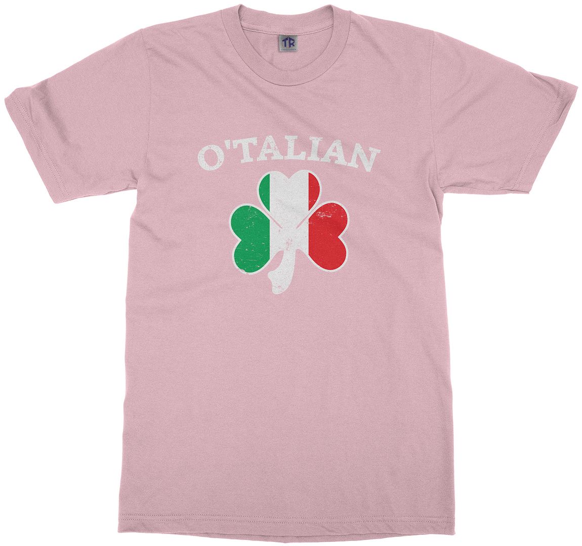 O'Talian Italian Irish Shamrock Youth T-Shirt Italy Flag - Picture 9 of 14