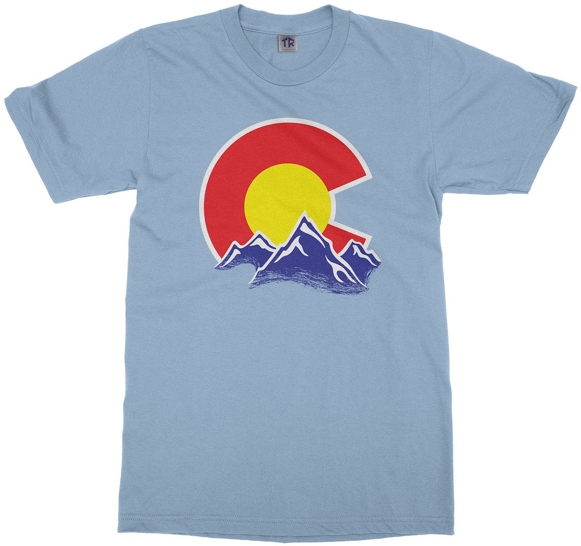 Colorado Mountain Youth T-Shirt State Flag Denver - Picture 7 of 14