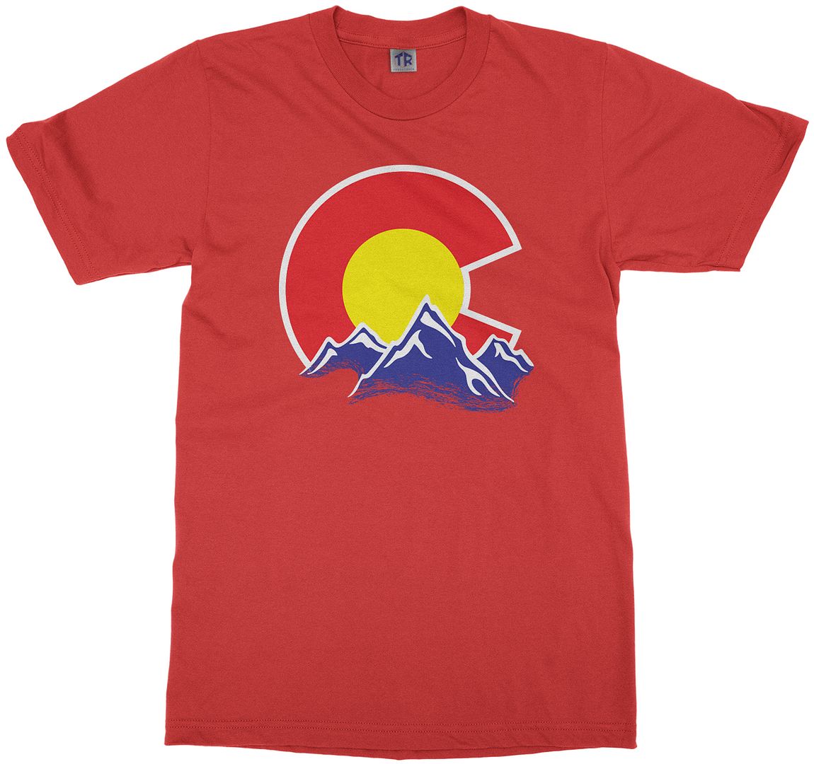 Colorado Mountain Youth T-Shirt State Flag Denver - Picture 11 of 14