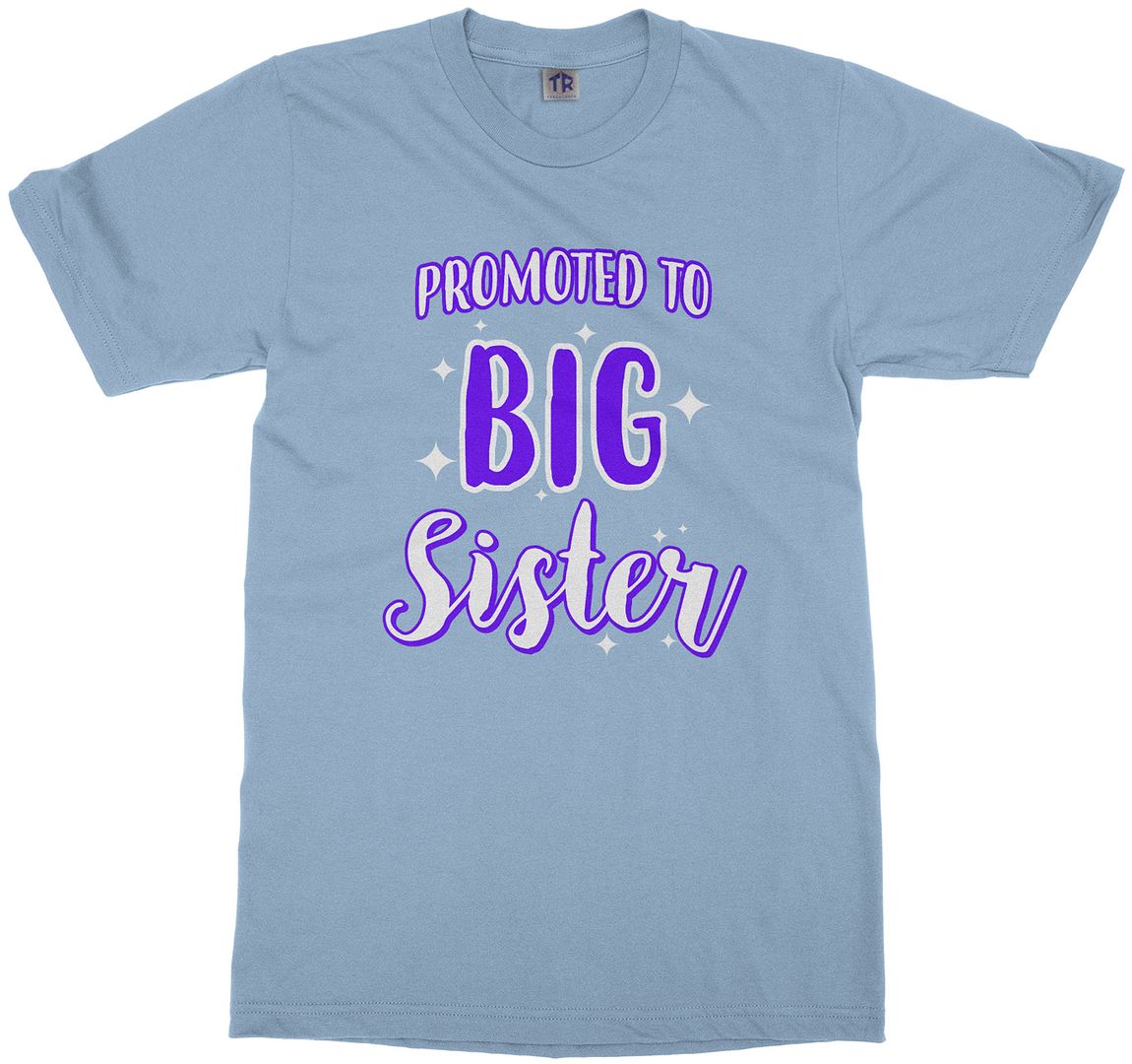 Promoted To Big Sister Youth T-Shirt Expecting Baby Gift Reveal - Picture 7 of 14
