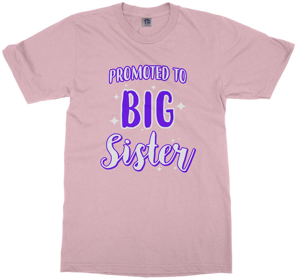 Promoted To Big Sister Youth T-Shirt Expecting Baby Gift Reveal - Picture 9 of 14