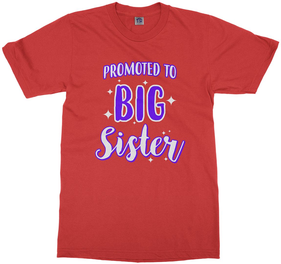 Promoted To Big Sister Youth T-Shirt Expecting Baby Gift Reveal - Picture 11 of 14