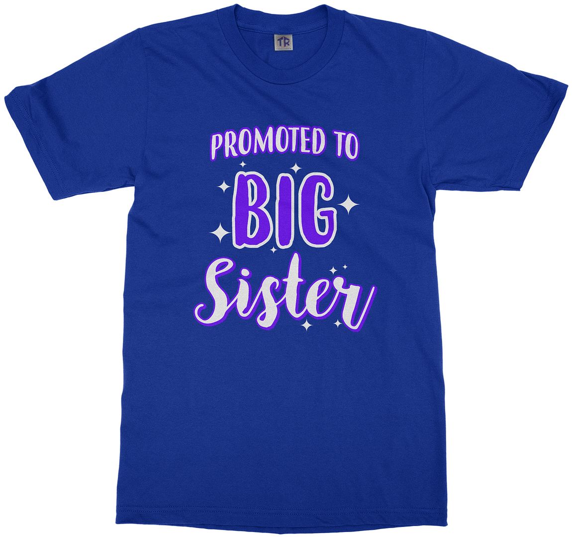 Promoted To Big Sister Youth T-Shirt Expecting Baby Gift Reveal - Picture 12 of 14