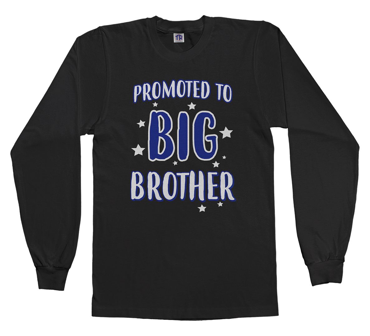 Promoted To Big Brother Youth Long Sleeve T-Shirt Expecting Baby Gift Reveal - Picture 2 of 6