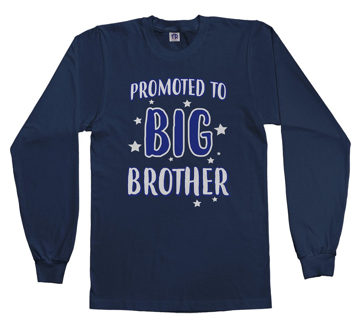Promoted To Big Brother Youth Long Sleeve T-Shirt Expecting Baby Gift Reveal - Picture 3 of 6