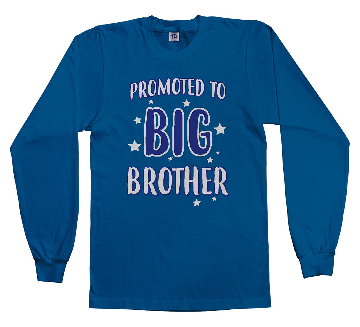 Promoted To Big Brother Youth Long Sleeve T-Shirt Expecting Baby Gift Reveal - Picture 5 of 6