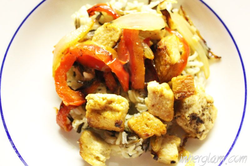quorn chik'n tenders wild rice recipe vegetarian vegan food