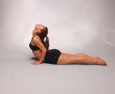 cobra yoga pose stretch digestion ease fitness workout meditate