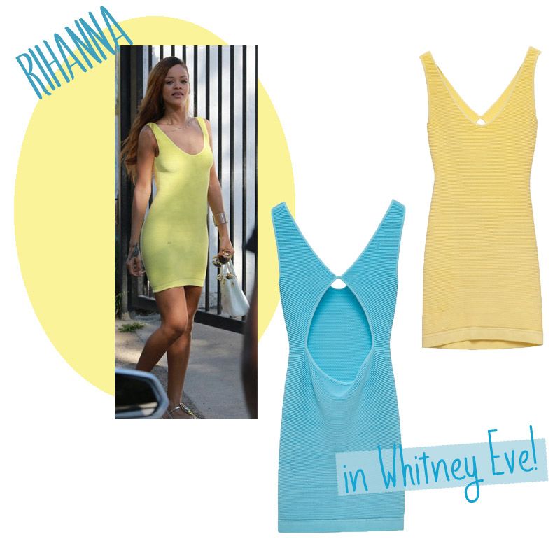 fashion rihanna whitney eve dress spring 2013 trends celebrity style