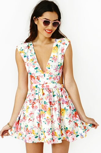 nasty gal floral summer 2013 dress trends fashion