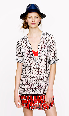 j crew tunic summer 2013 fashion