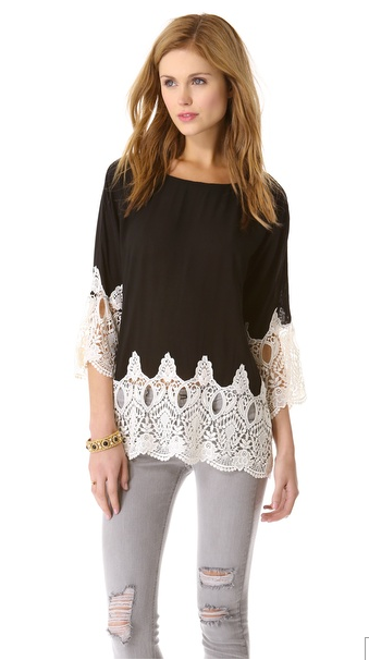 fashion karen zambos vintage couture shopbop fall 2013 blouse