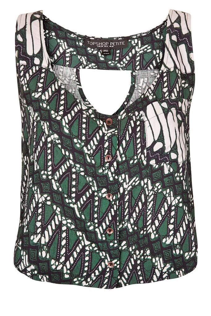 fashion deal topshop prints cropped summer spring 2013