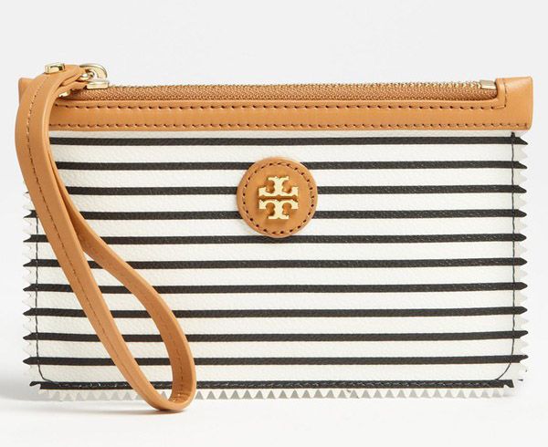fashion deal nordstrom tory burch viva wristlet bag handbag spring 2013 trends stripes