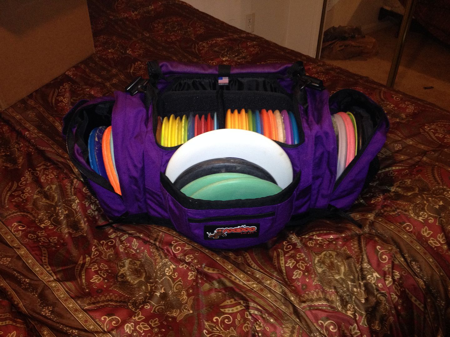 voodoo karma disc golf bag