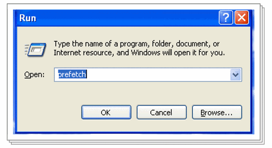 Cara Menghapus Prefetch Directory Pada Windows Xp