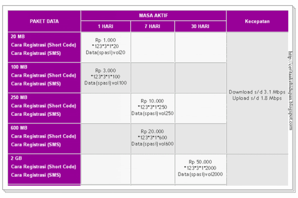 Paket Internet Smartfren Connex Volume Based