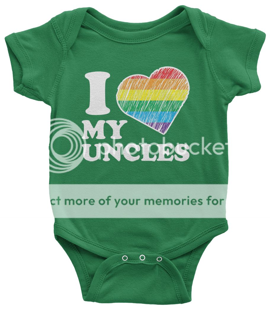 I Love My Uncles Infant Bodysuit Niece Nephew Rainbow Gay Pride | eBay